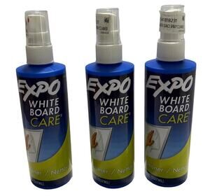 EXPO White Board Care Cleaner 8 oz Dry Erase Board Spray Lot of 3 NEW